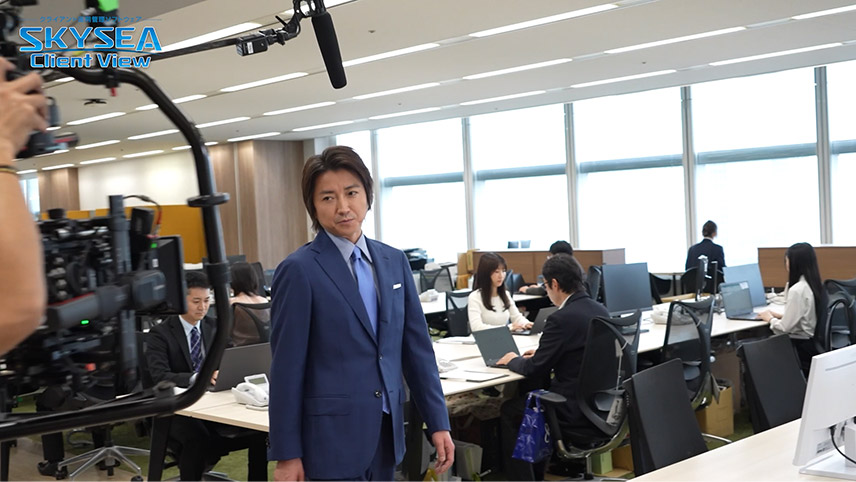 藤原竜也さん出演 SKYSEA Client View CM 「AIの扉」篇 CMメイキング映像