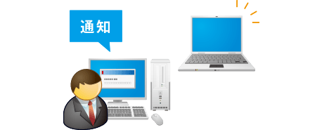 不許可端末検知イメージ図