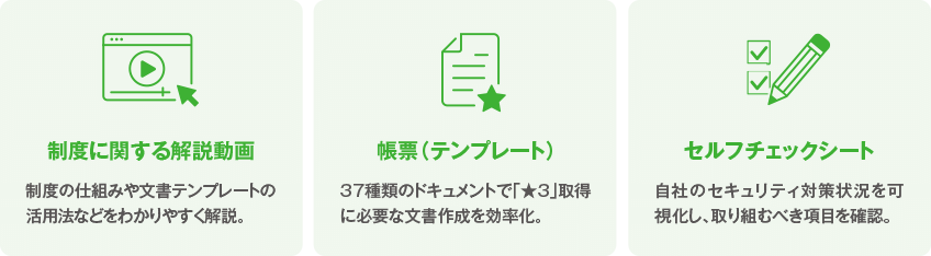 必要書類の作成を効率化するテンプレートで、手間を削減