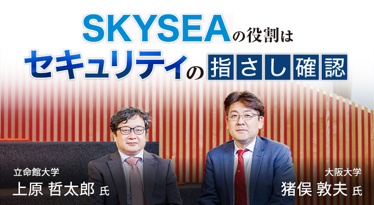 SKYSEAの役割はセキュリティの指さし確認